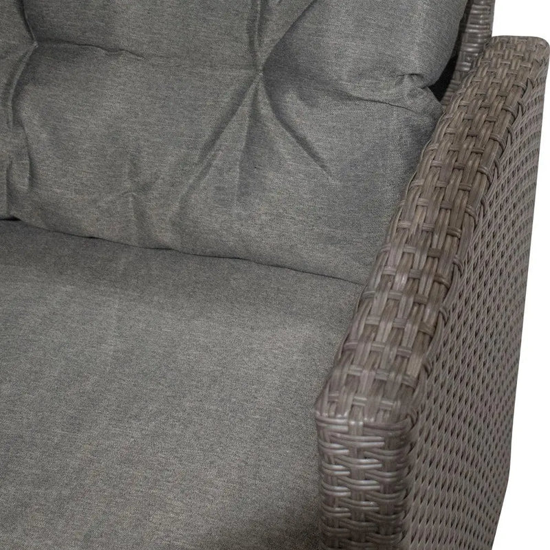 Cargue la imagen en el visor de la galería, Sala para Exterior e Interior de Rattan Color Café CHELSEA-S-3001