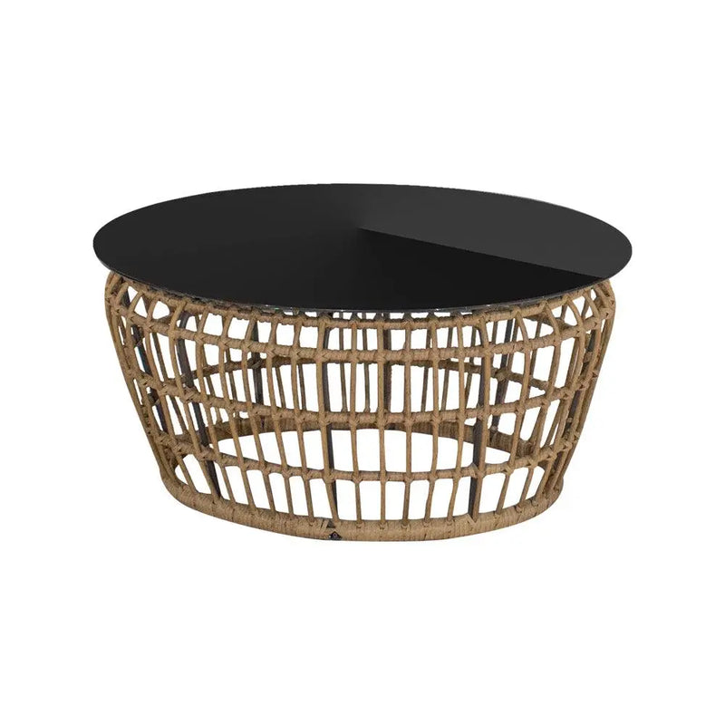 Cargue la imagen en el visor de la galería, Sala para Exterior e Interior de Rattan Color Carbon MALTA TRIPLE-MAL