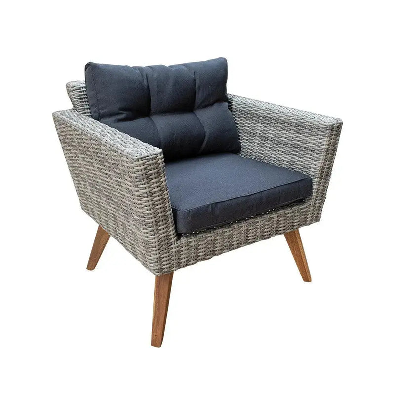 Cargue la imagen en el visor de la galería, Sala para Exterior e Interior de Rattan Color Carbon VITA EXTRA-SRVEPE CasaEaster