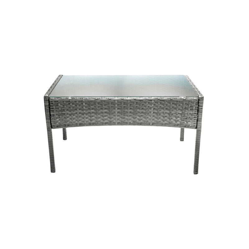 Cargue la imagen en el visor de la galería, Sala para Exterior e Interior de Rattan Color Gris ERICK-SFS003- CasaEaster