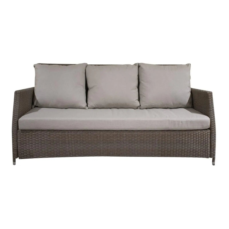 Cargue la imagen en el visor de la galería, Sala para Exterior e Interior de Rattan Color Natural ALAINE TRIPLE-SRATN