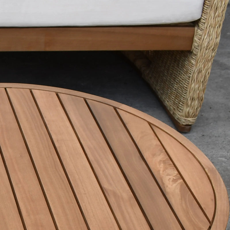 Cargue la imagen en el visor de la galería, Sala para Exterior e Interior de Rattan Color Natural FLORIDA TRIPLE-FLO04TRI CasaEaster