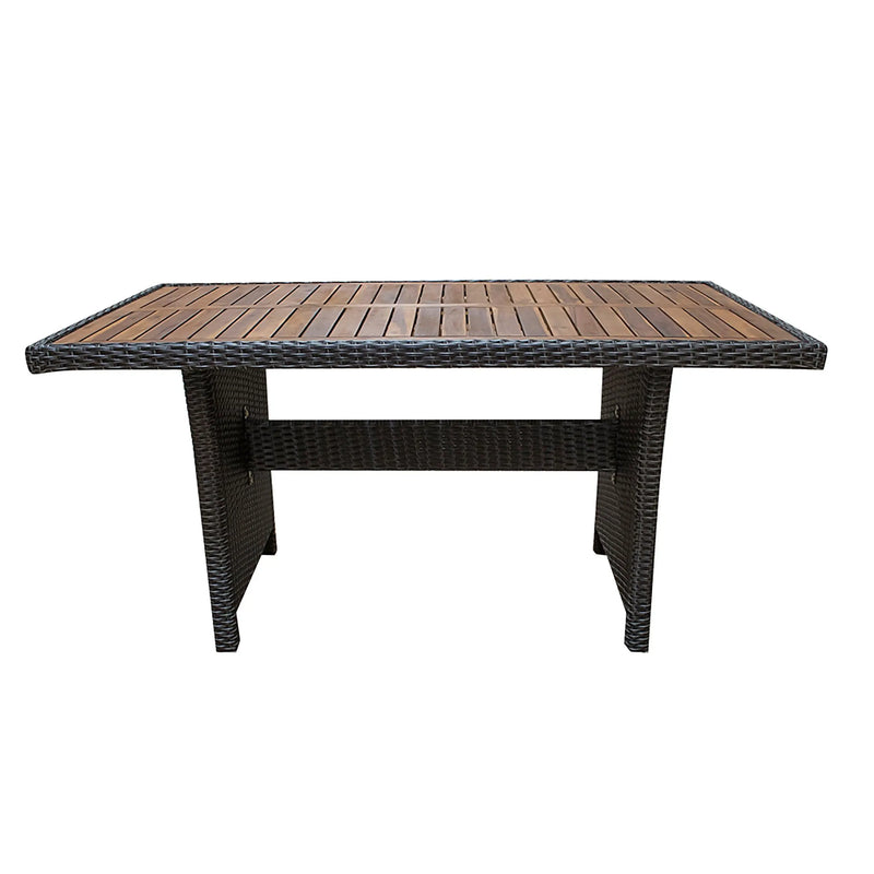 Cargue la imagen en el visor de la galería, Sala para Exterior e Interior de Rattan Color Negro ISLA-SRIDB