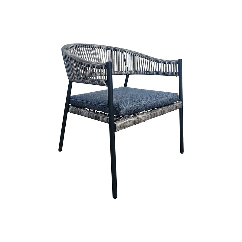 Cargue la imagen en el visor de la galería, Sala para interior y exterior de PE Rattan color gris AVIVIA 50146D-AV22445 CasaEaster