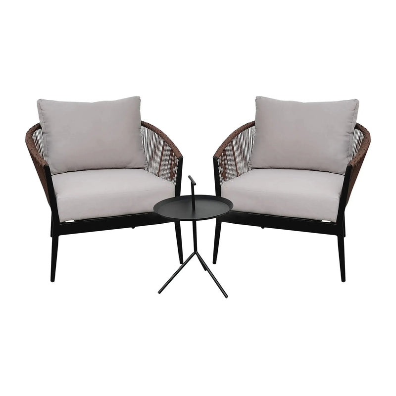 Cargue la imagen en el visor de la galería, Set Bistro Maknes + mesa Maestro Carbon