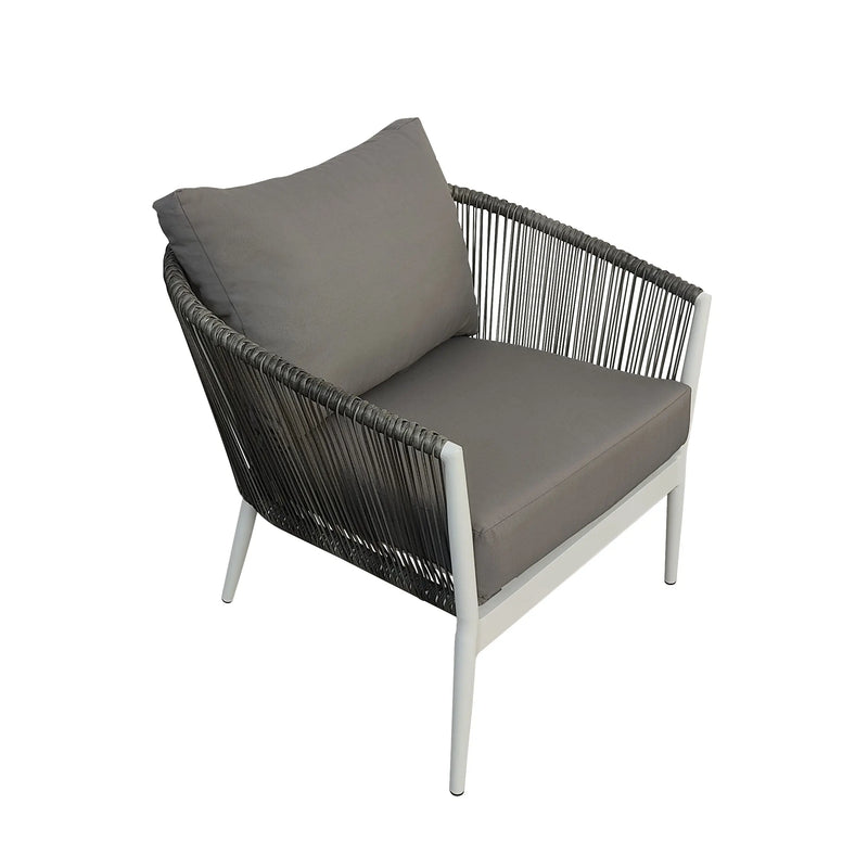 Cargue la imagen en el visor de la galería, Set Bistro Makness + mesa Maestro Blanca CasaEaster