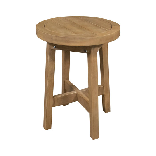 Set  para Exterior e Interior de Madera Acacia Color Blanco RIMINI BISTRO-9026690364 CasaEaster