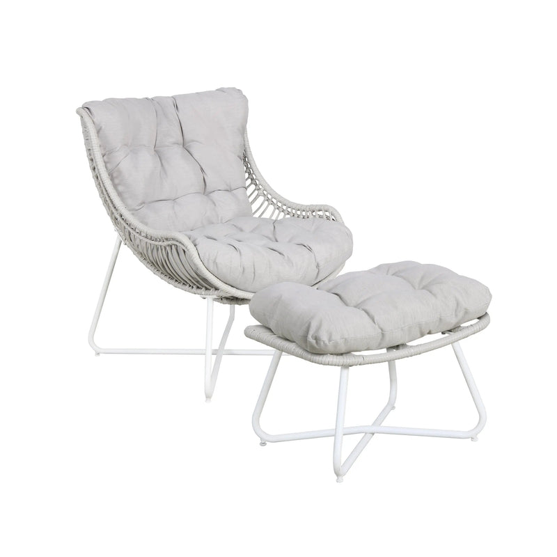 Cargue la imagen en el visor de la galería, Set para interior y exterior color blanco CABO GLA-62039-121KD-S CasaEaster