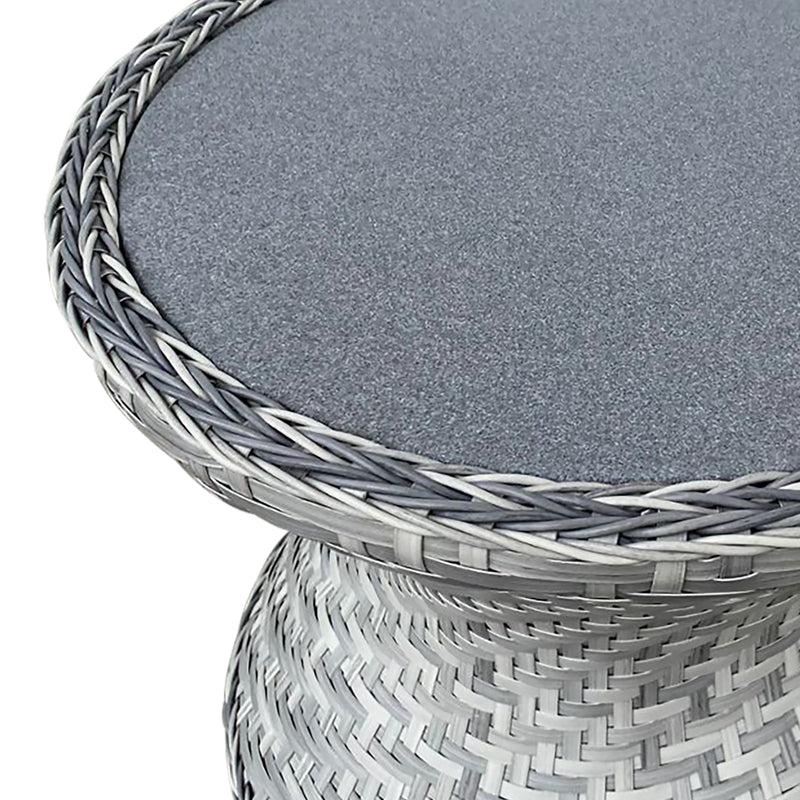 Cargue la imagen en el visor de la galería, SET BISTRO MESA RAMON + 2 SILLAS BORDOUX GRIS