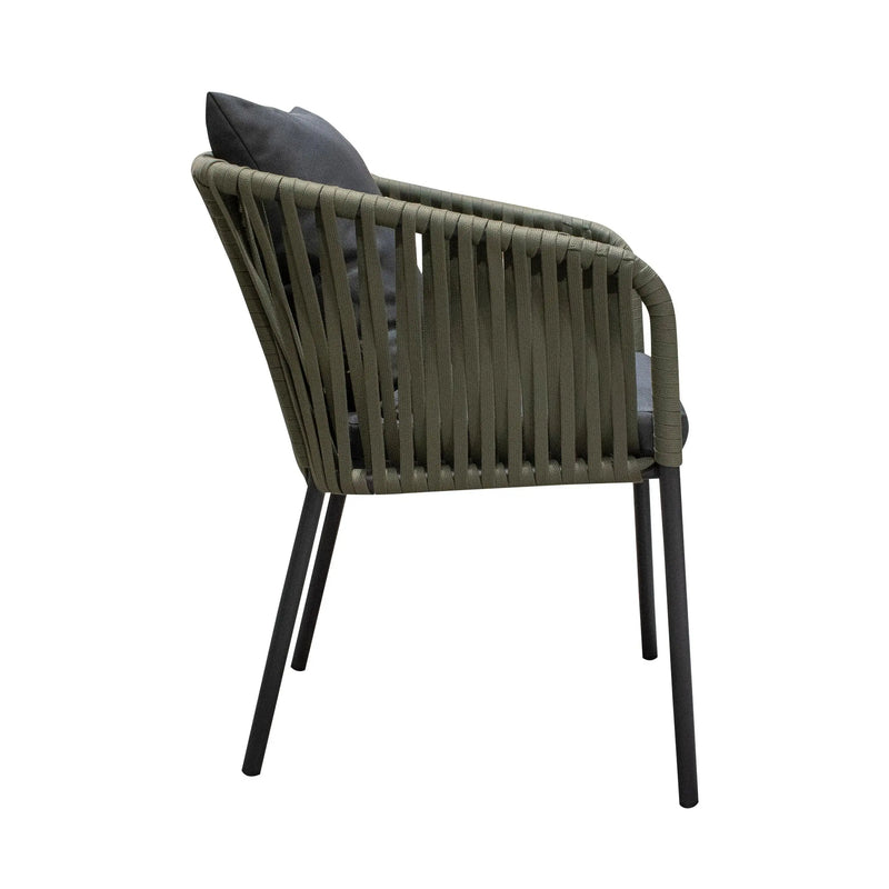 Cargue la imagen en el visor de la galería, Silla 561 de Lazo para Exterior e Interior Color Verde ELONA-El51-