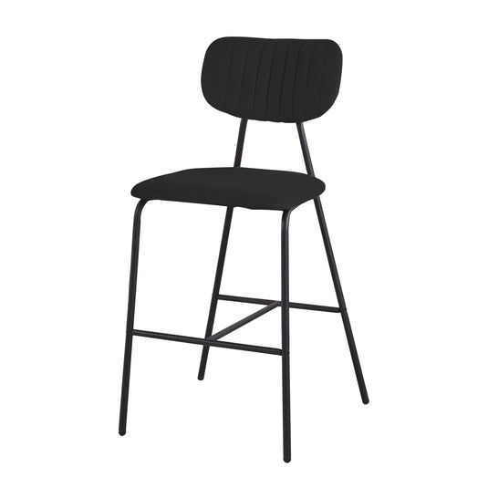 Silla Alta de Barra para  Interior Color Negro-BAR STREAT-BA561 CasaEaster
