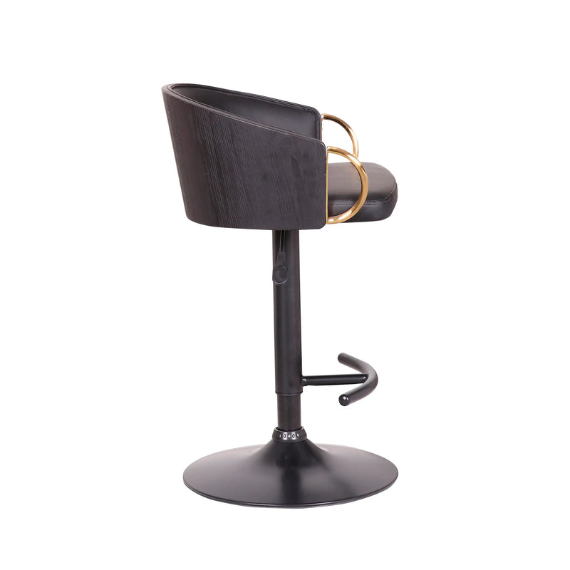 Cargue la imagen en el visor de la galería, Silla Alta de Barra para Interior Color Negro JY3034Y-JY3034Y CasaEaster