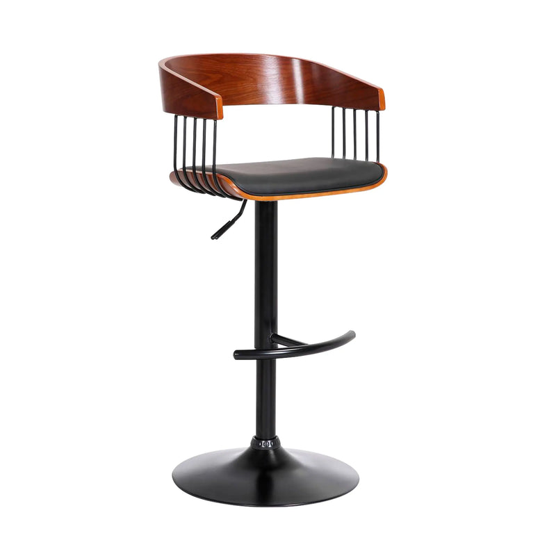 Cargue la imagen en el visor de la galería, Silla Alta de Barra para Interior Color Negro JY3111X-L-JY3111X-L CasaEaster