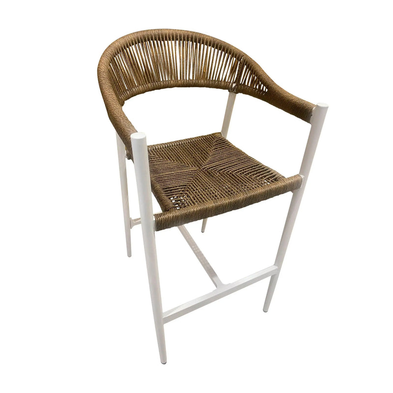 Cargue la imagen en el visor de la galería, Silla Alta de Lazo para Exterior e Interior Color Blanco LILIAN -2213