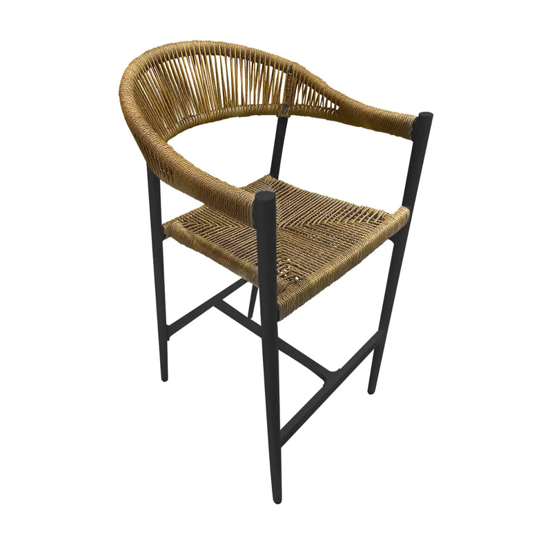 Cargue la imagen en el visor de la galería, Silla Alta de Lazo para Exterior e Interior Color Cafe LILIAN -2212