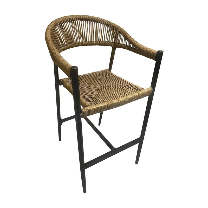 Cargue la imagen en el visor de la galería, Silla Alta de Lazo para Exterior e Interior Color Cafe LILIAN -2212