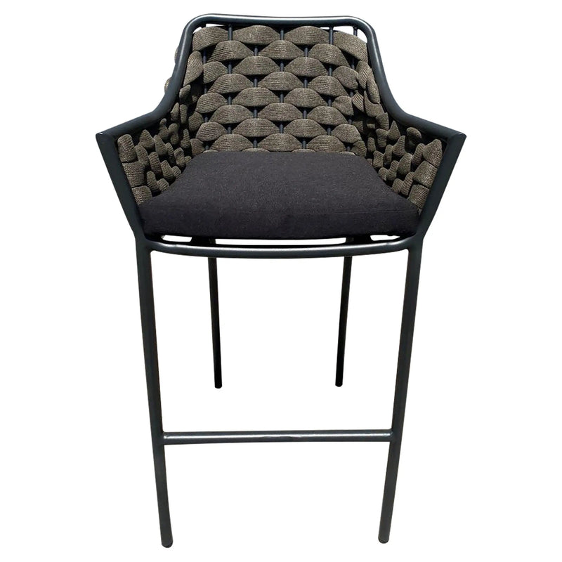 Cargue la imagen en el visor de la galería, Silla Alta de Lazo para Exterior e Interior Color Carbon Dorado WILLIAM-EQ2880 CasaEaster