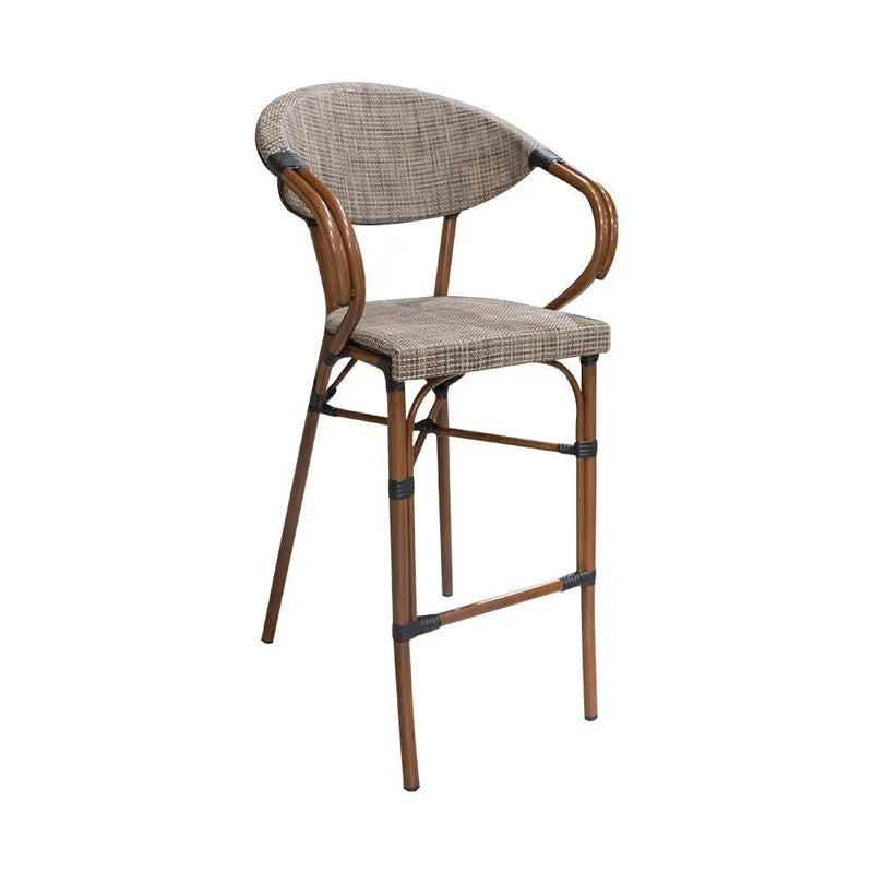 Cargue la imagen en el visor de la galería, Silla Alta de Textileno para Exterior e Interior Color Beige DONIA -T28