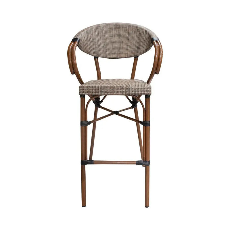 Cargue la imagen en el visor de la galería, Silla Alta de Textileno para Exterior e Interior Color Beige DONIA -T28