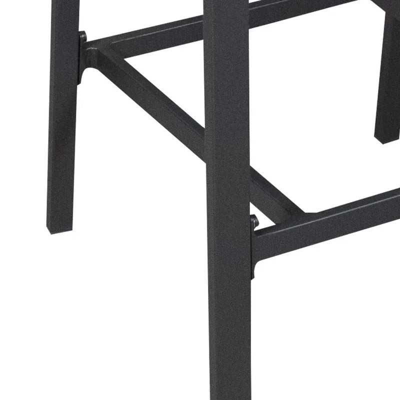 Cargue la imagen en el visor de la galería, Silla Alta para Exterior e Interior de Aluminio Color Carbon CLAY - 57867