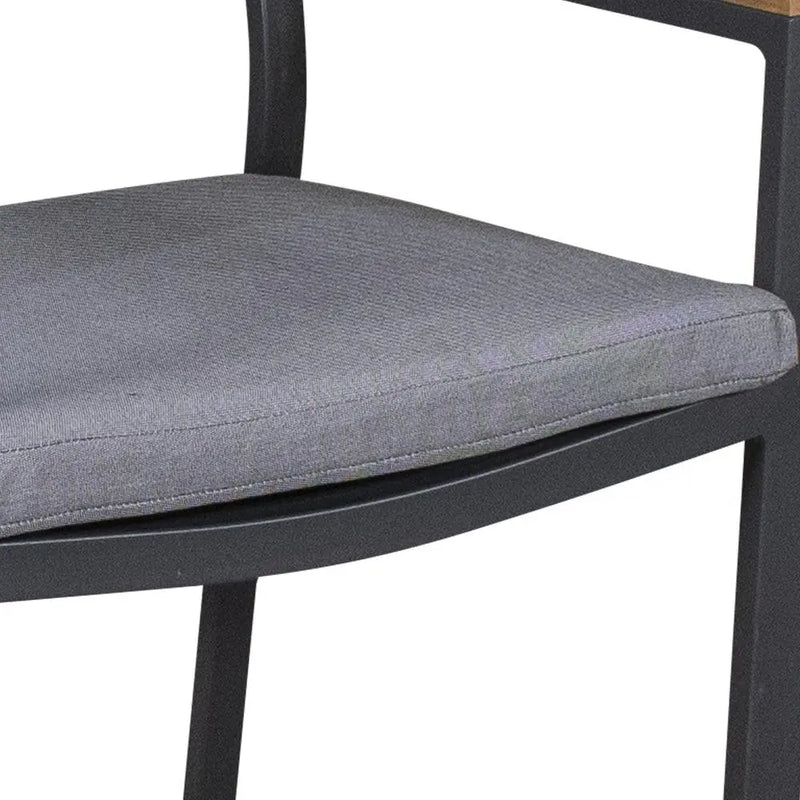 Cargue la imagen en el visor de la galería, Silla Alta para Exterior e Interior de Aluminio Color Carbon CLAY - 57867