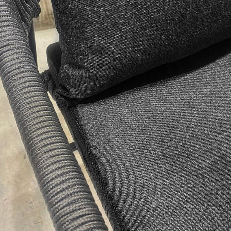 Cargue la imagen en el visor de la galería, Silla Alta para Exterior e Interior de Aluminio Color Gris LILIAN-2211