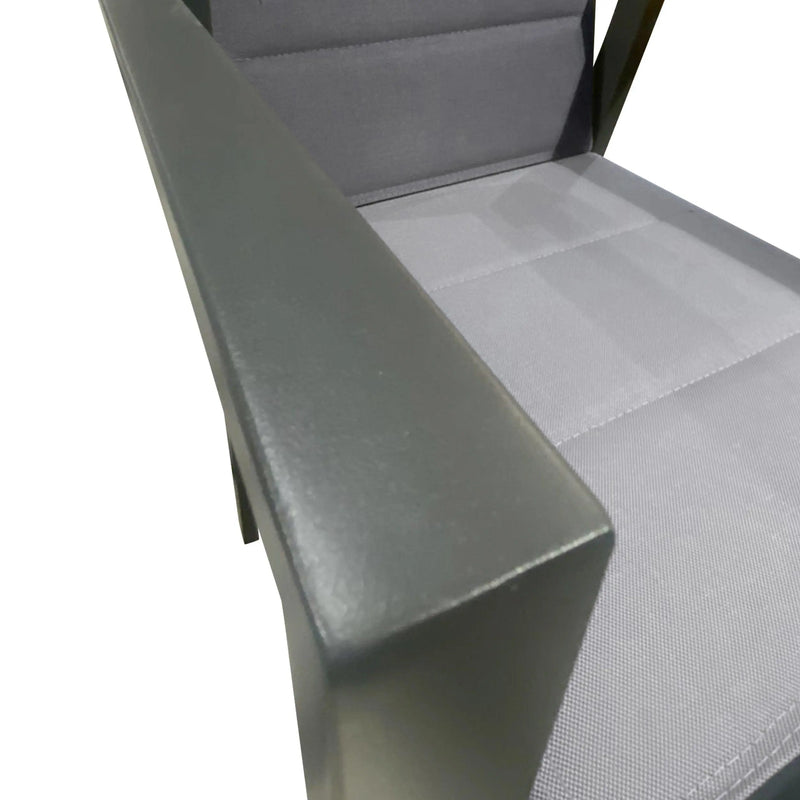 Cargue la imagen en el visor de la galería, Silla Alta para Exterior e Interior de Textileno Color carbon MIKADO- 61322