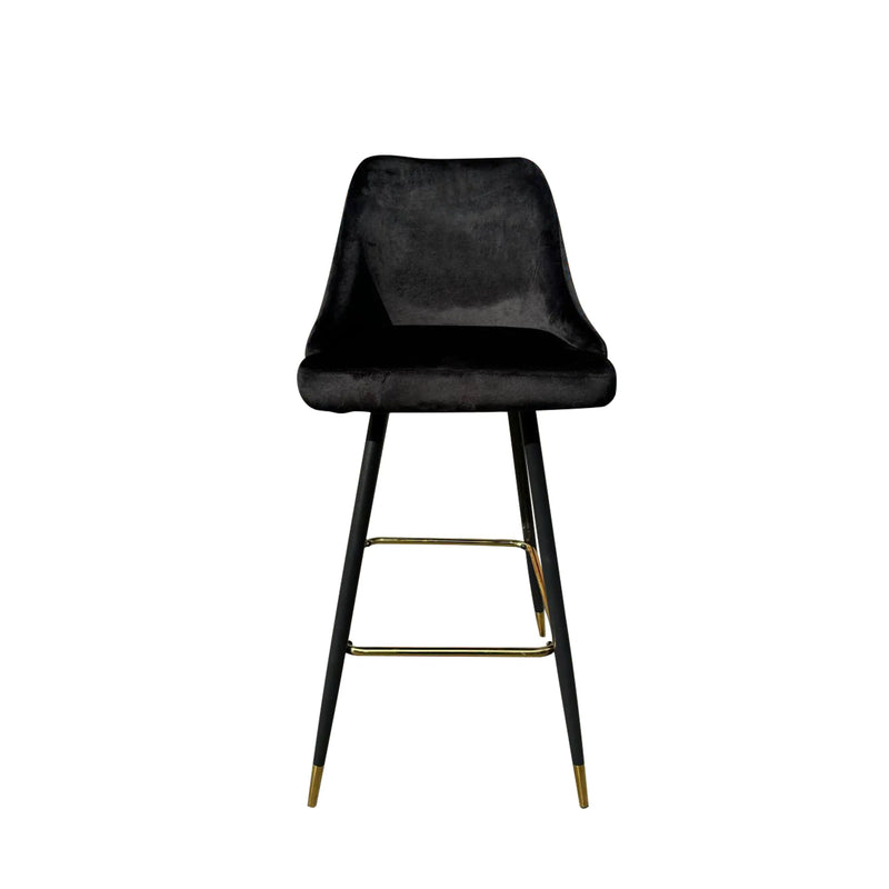 Cargue la imagen en el visor de la galería, Silla Alta para interior exterior, Color NEGRA BAR SINA-BA421-BS042 CasaEaster