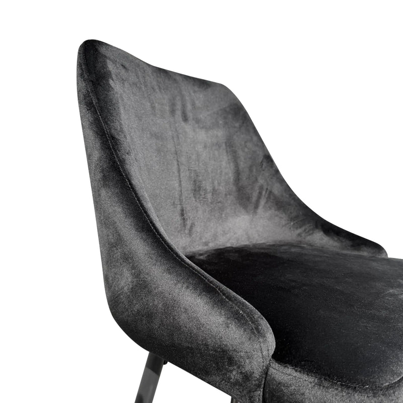 Cargue la imagen en el visor de la galería, Silla Alta para interior exterior, Color NEGRA BAR SINA-BA421-BS042 CasaEaster