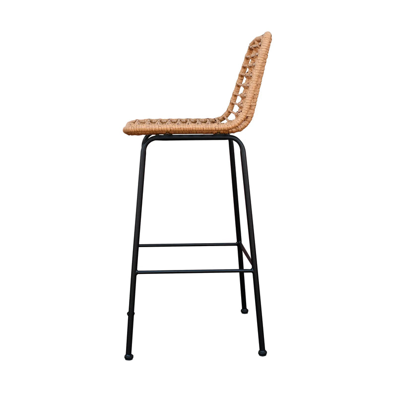 Cargue la imagen en el visor de la galería, Silla Alta para para Exterior e Interior De Lazo Color Natural-BAHAMA-RX-1017 CasaEaster