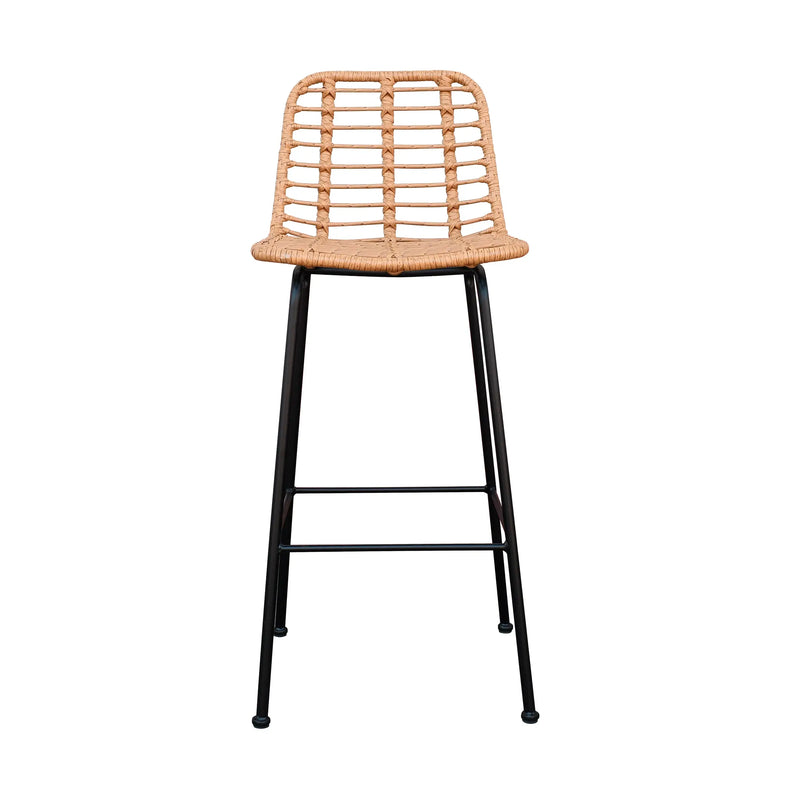 Cargue la imagen en el visor de la galería, Silla Alta para para Exterior e Interior De Lazo Color Natural-BAHAMA-RX-1017 CasaEaster