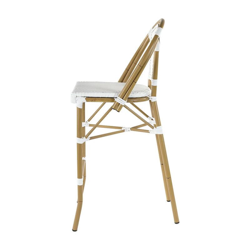 Load image into Gallery viewer, Silla Alta parapara Exterior e Interior de Rattan Color Blanco OSESUNA-337751 CasaEaster