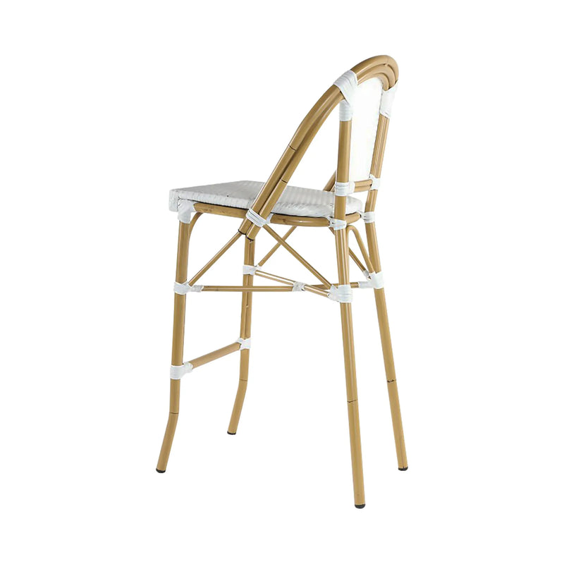 Load image into Gallery viewer, Silla Alta parapara Exterior e Interior de Rattan Color Blanco OSESUNA-337751 CasaEaster