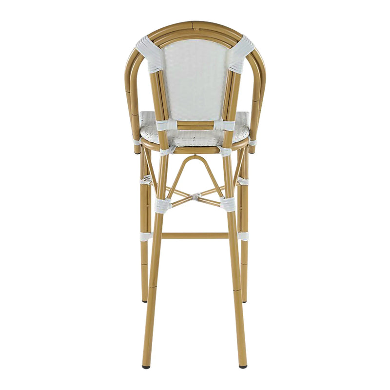 Load image into Gallery viewer, Silla Alta parapara Exterior e Interior de Rattan Color Blanco OSESUNA-337751 CasaEaster
