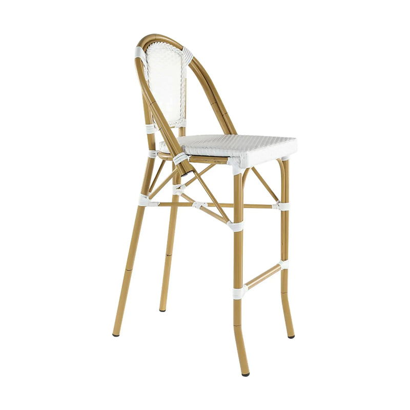 Load image into Gallery viewer, Rattan High Chair for Outdoor and Indoor Color White OSESUNA-337751