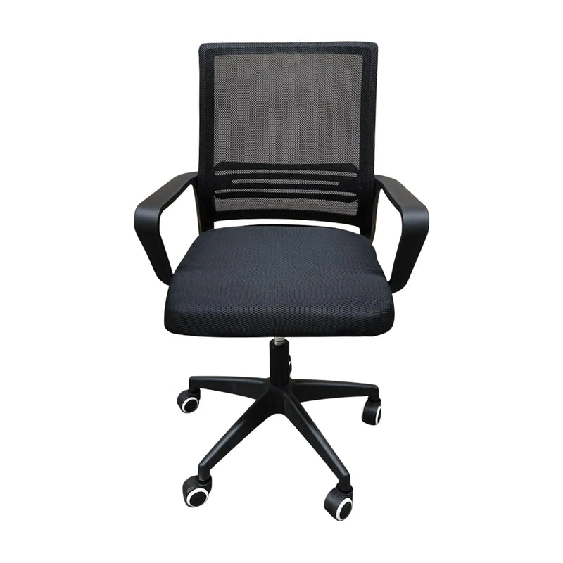 Cargue la imagen en el visor de la galería, Silla De Escritorio para Interior De Aluminio Color Negro-ROLOS-SLO-113