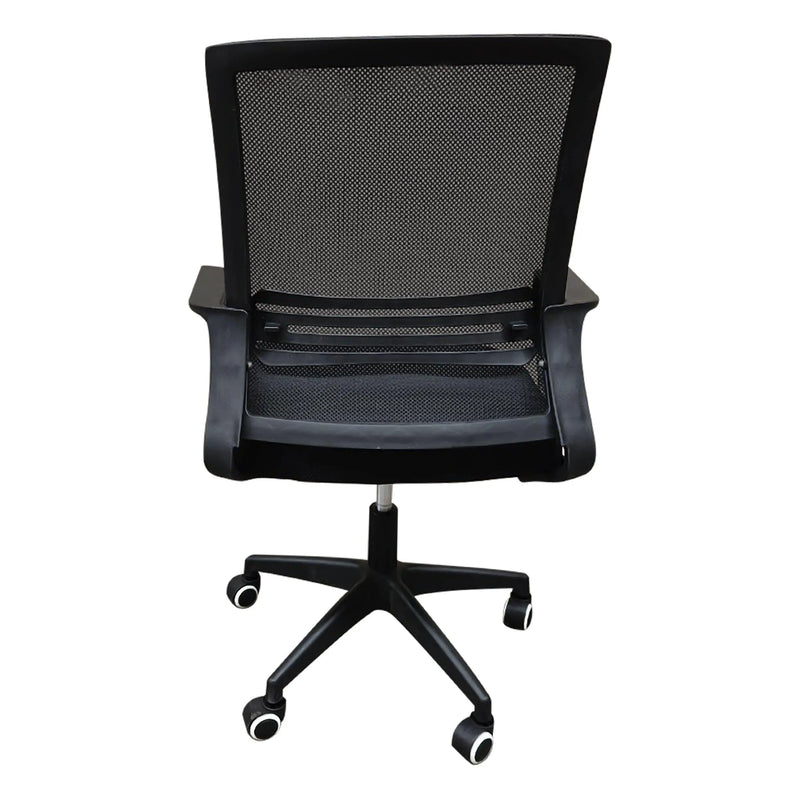 Cargue la imagen en el visor de la galería, Silla De Escritorio para Interior De Aluminio Color Negro-ROLOS-SLO-113