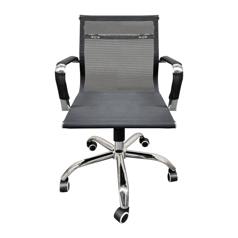 Cargue la imagen en el visor de la galería, Silla De Escritorio para Interior de Aluminio Color Negro BART-BART-SLO121