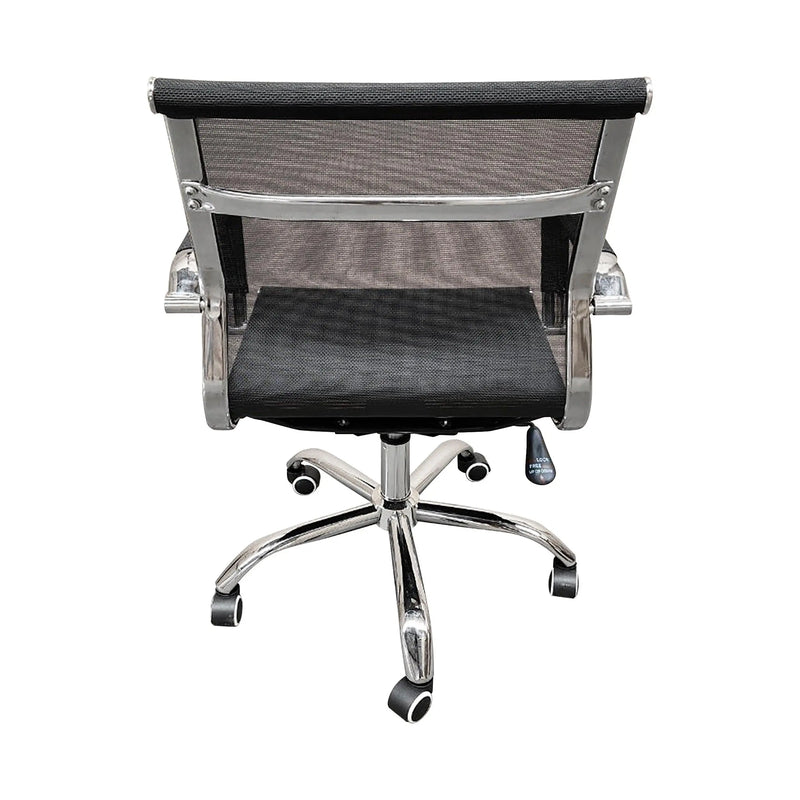 Cargue la imagen en el visor de la galería, Silla De Escritorio para Interior de Aluminio Color Negro BART-BART-SLO121