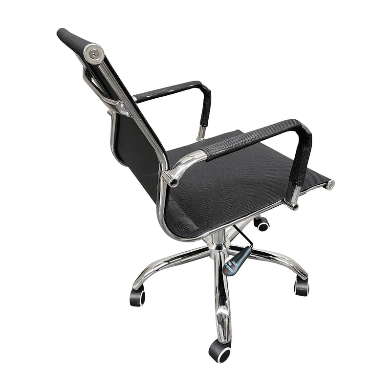 Cargue la imagen en el visor de la galería, Silla De Escritorio para Interior de Aluminio Color Negro BART-BART-SLO121