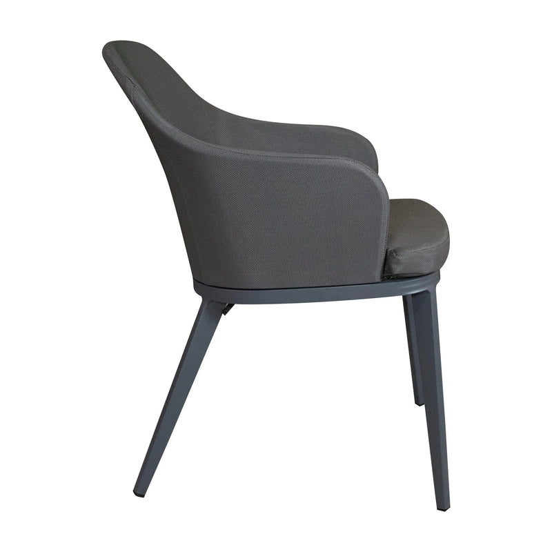 Cargue la imagen en el visor de la galería, Silla Florentina para Exterior e Interior de Aluminio Color Gris Oscuro FLORENTINA- 44727A2