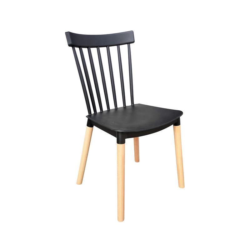 Cargue la imagen en el visor de la galería, Silla P146BL Color Negra - P146BL CasaEaster