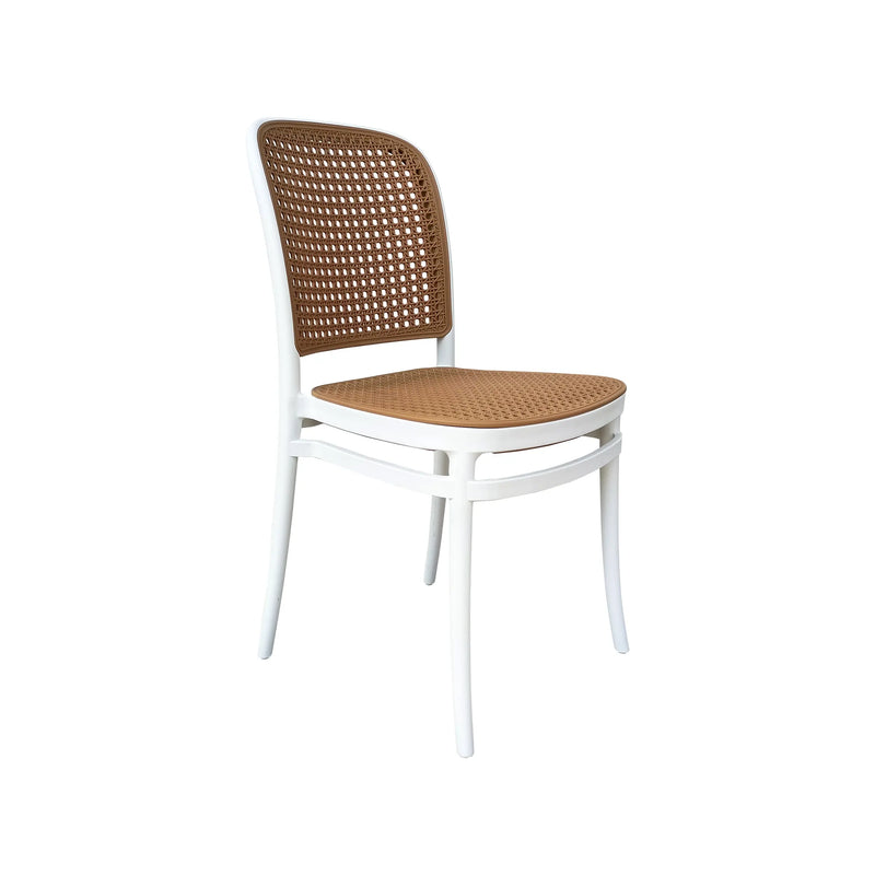 Cargue la imagen en el visor de la galería, Silla P153WH patas Color Blancas & Natural - P153WH CasaEaster