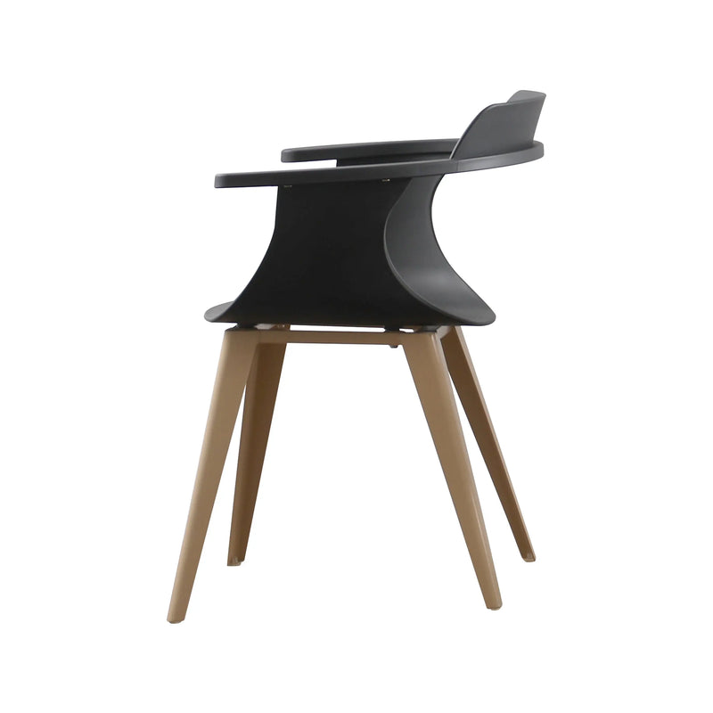 Cargue la imagen en el visor de la galería, Silla PP Color negro - BD06B CasaEaster