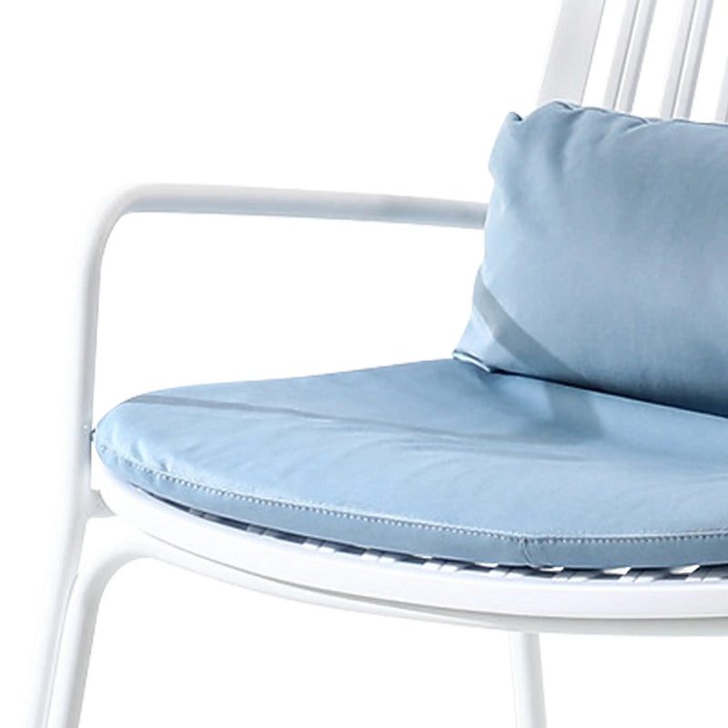 Cargue la imagen en el visor de la galería, Silla PP con cojin Color Blnaca - BD36W CasaEaster