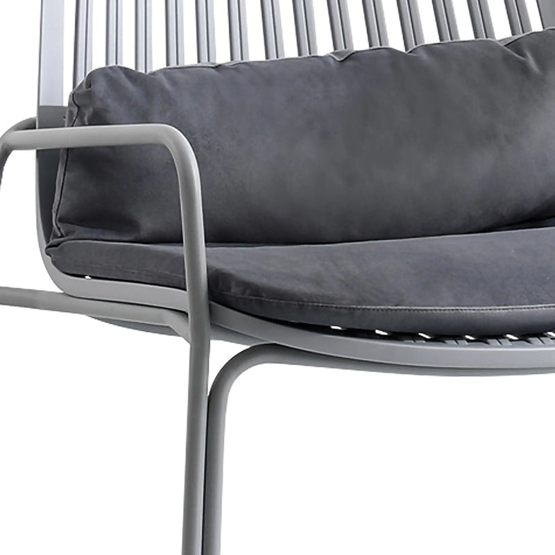 Cargue la imagen en el visor de la galería, Silla PP con cojin Color Gris - BD34G CasaEaster