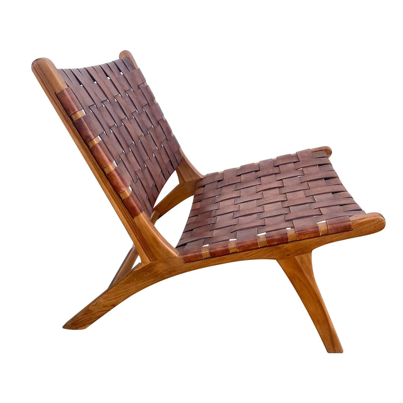 Cargue la imagen en el visor de la galería, Silla Para Interior de Madera Teca Color Miel CATANIA- 123447