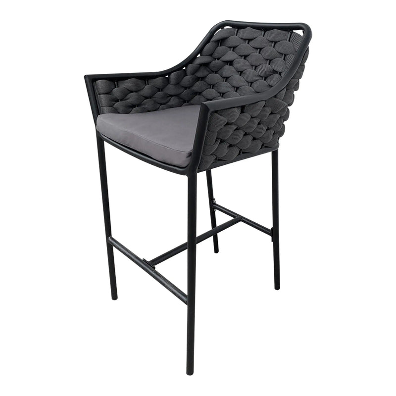 Cargue la imagen en el visor de la galería, Silla William Alta de Lazo para exterior e Interior Color Carbon 56 - EQ2805