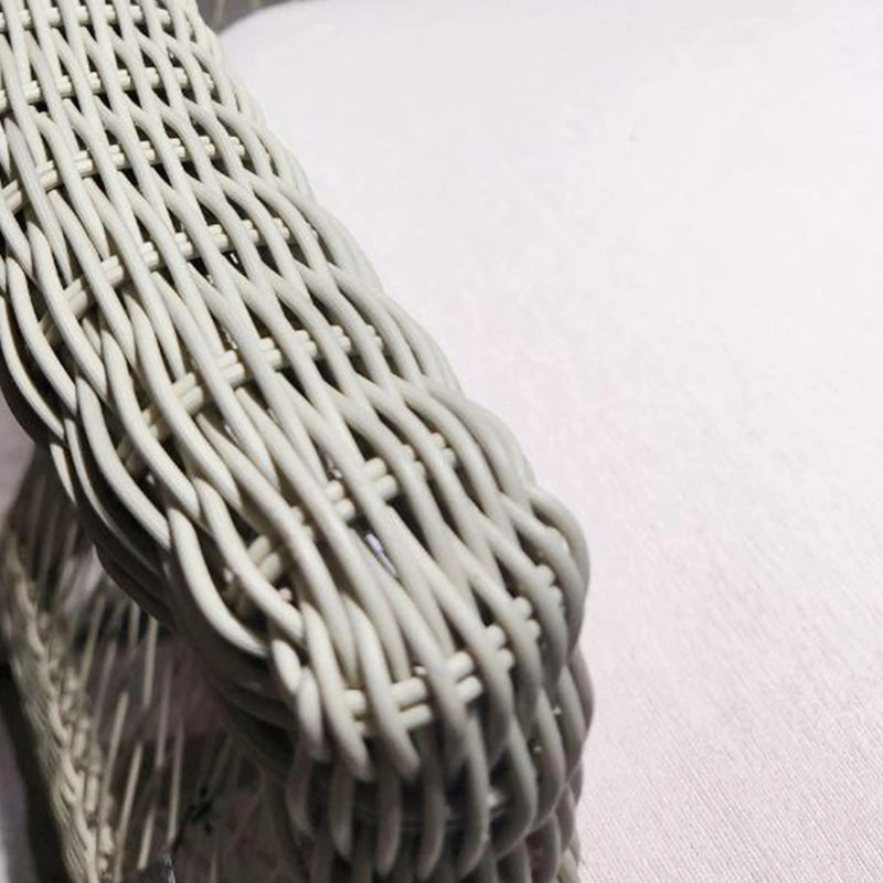 Cargue la imagen en el visor de la galería, Silla Zoja para Exterior e Interior de Rattan Color Blanco - 900525