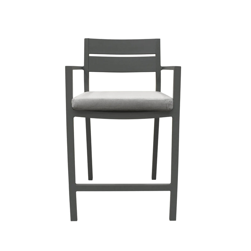 Cargue la imagen en el visor de la galería, Silla alta de Bar color gris FRANCE GL3A-5489-16 CasaEaster